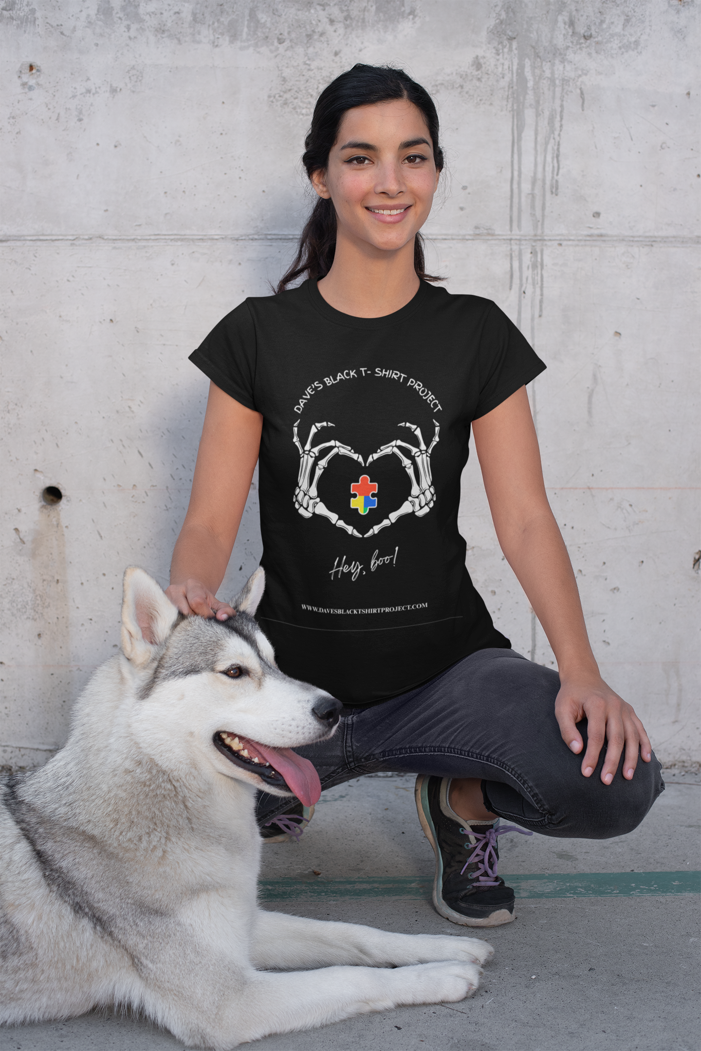 "HALLOWEEN" black tshirt